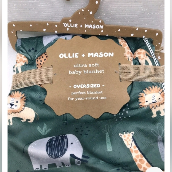 Ollie + Mason Baby Blanket Ultra Soft NWT - Picture 2 of 5